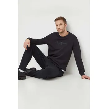 Pánská mikina Pepe Jeans pánská černá mikina JOE 20015689-8445866412956