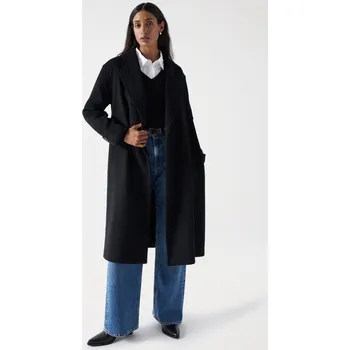 Dámský kabát Salsa Jeans dámský černý kabát 20001729-5609807781959