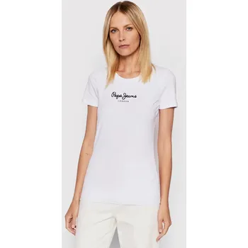 Dámské tričko Pepe Jeans dámské bílé tričko NEW VIRGINIA 20013894-8445512331242