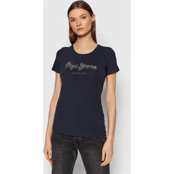 Dámské tričko Pepe Jeans dámské tmavě modré tričko BEATRICE 20013534-1842593