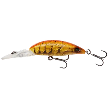 Umělá nástraha Savage Gear Wobler 3D Shrimp Twitch DR Suspending Golden Ghost 5,2 cm 6,4 g