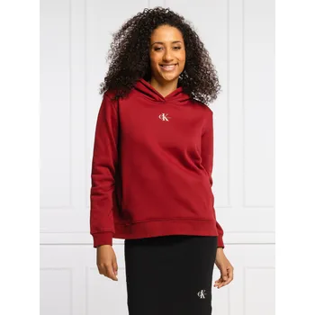 Dámská mikina Calvin Klein dámská vínová mikina 20008507-8719854552420