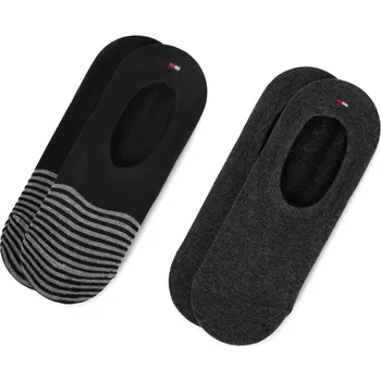 Pánské ponožky Tommy Hilfiger pánské černé ponožky 2 pack 20002066-1140224