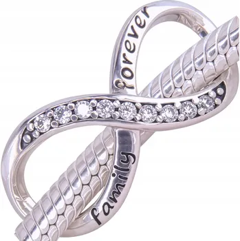 Přívěsek Přívěsky stříbro 925 Nekonečno Family Forever Rodina Domov