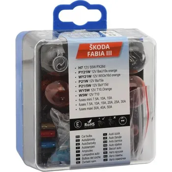 Autožárovka Sada autožárovek H7 ŠKODA FABIA III COMPASS - rozbaleno - poškozený obal