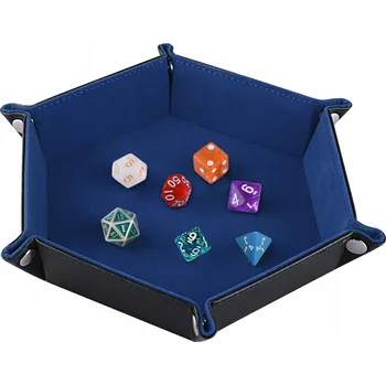 ŠESTIHRANNÁ SKLÁDACÍ PODLOŽKA / TÁC NA KOSTKY PRO RPG HRY