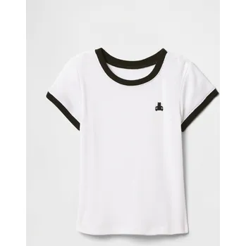 GAP Dívčí Baby žebrované tričko GAP Bílá 80 (2748604)