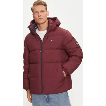 Pánská větrovka Tommy Jeans pánská vínová bunda 20003346-8720637331125