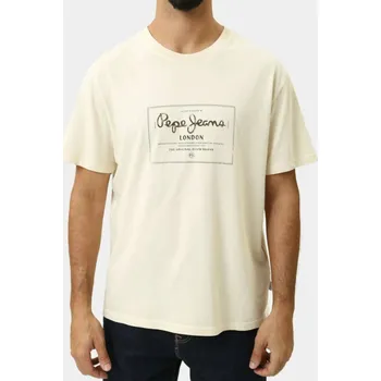 Pepe Jeans pánské béžové tričko Simon 20015840-2145730