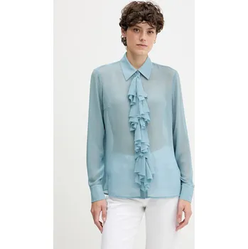 Dámská košile Košile Sisley 5NOXLQ09T tyrkysová 66X, vel. M