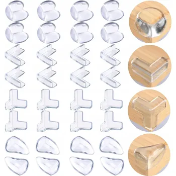 Dětský bezpečnostní prvek OCHRANA ROHŮ STOLU, ZABEZPEČENÍ HRAN PRO MIMINKA SADA 32ks