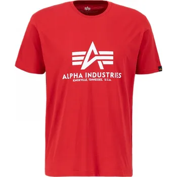 Pánské tričko Základní Tričko Alpha Industries 100501 328 Speed Red L