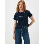 Pepe Jeans dámské tmavě modré tričko Lorette 20013940-8445866603064