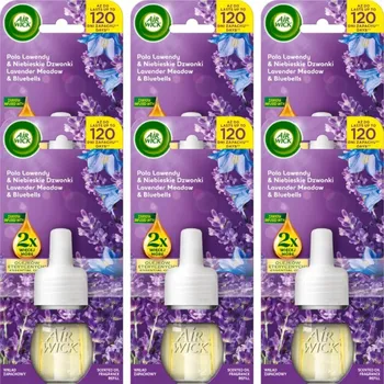 Osvěžovač vzduchu Air Wick Náhradní Náplň Vůně Levandulová Pole & Modré Zvonky 19 ml x6