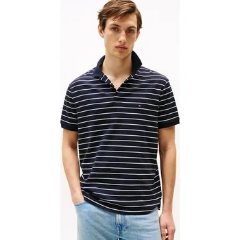 Pánské tričko Tommy Hilfiger pánské tmavě modré polo tričko 20013615-8721106474763