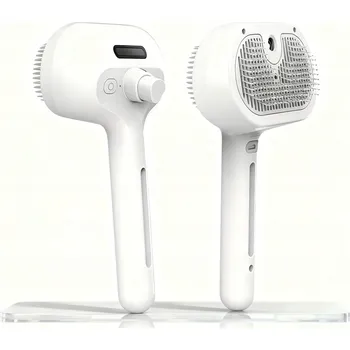 Kosmetika pro psa Elektrický PARNÍ kartáč na ČESÁNÍ srsti psa kočky SAMOČISTÍCÍ