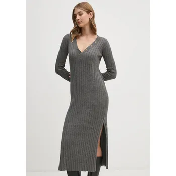 Dámské šaty Pepe Jeans dámské šedé šaty Isabel 20015646-2144061