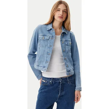 Dámská casual bunda Tommy Jeans dámská modrá džínová bunda 99910877-2167992