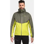 Pánská hardshellová bunda Kilpi HURRICANE-M světle zelená 3XL