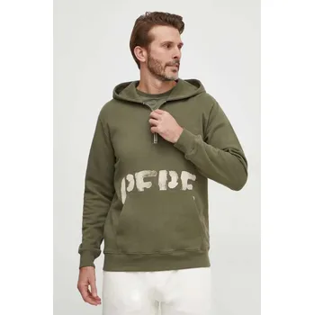 Pánská mikina Pepe Jeans pánská khaki mikina s potiskem ROLF 20015684-2033235