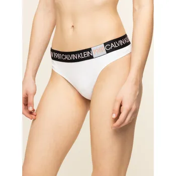 Dámské spodní prádlo Calvin Klein dámská bílá tanga 20000094-8719851837131