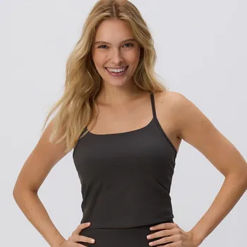 Dámské tričko Reserved - Sportovní top - antracitová - 084EE-86X - 084EE-86X-L