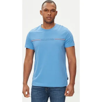 Pánské tričko Tommy Hilfiger pánské modré tričko 20012163-8720646473861