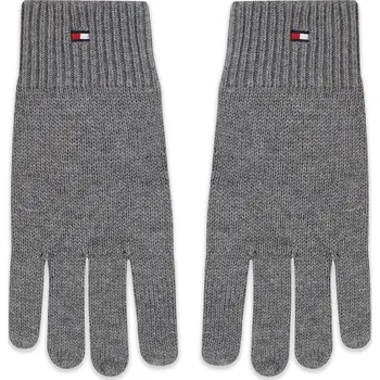Rukavice Tommy Hilfiger pánské šedé rukavice 10001716-8720642130423
