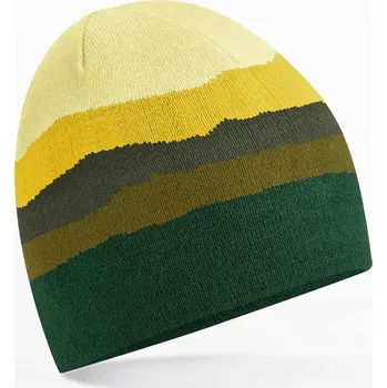 Čepice Beechfield zimní čepice beanie zelená, univerzální velikost
