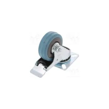 Pojezdové kolečko Pojezdové kolo Ø 50mm W 17mm H 69mm otočné s brzdou 35kg