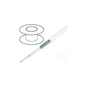 Anténní kabel Vodič koaxiální RG58 1x50Ω PVC bílá 200m