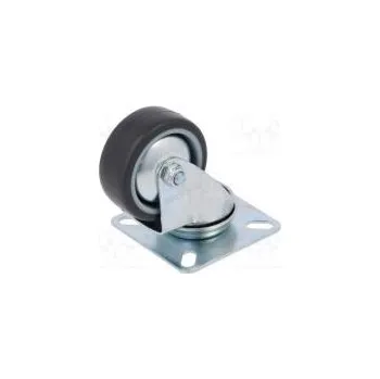 Pojezdové kolečko Pojezdové kolo Ø 50mm W 20mm H 68mm otočné,s montážní deskou