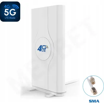 WiFi anténa VELKÁ VÝKONNÁ ANTÉNA GSM LTE 3G 4G 5G WiFi PRO MODEMY ROUTERY 44 dBi 2 x SMA
