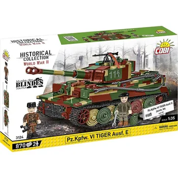 Stavebnice COBI Cobi Stavebnice WW II PzKpfw VI Tiger Ausf E, 2v1 (1:35)