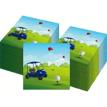 Papírový ubrousek Ostatní Ubrousky s golfovým motivem (40ks)