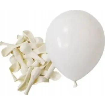 Balónek Malé balónky na girlandu pastelové bílé 5' (12 cm) - 100 ks