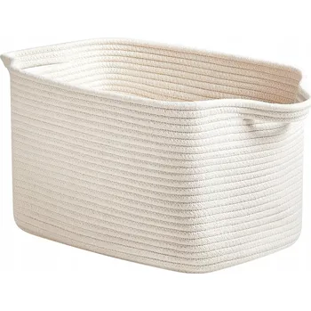 Úložný box Úložný organizér Boho koš, kontejner na hračky do koupelny, velký