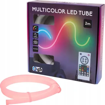 LED páska Vícebarevný LED pásek 2m s dálkovým ovládáním, RGB efekty, flexibilní
