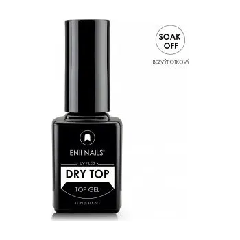 Enii-nails DRY TOP 11 ml - lesklý bezvýpotkový TOP, SOAK OFF