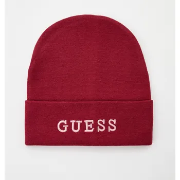 Čepice Guess dámská vínová čepice 10001438-2028736