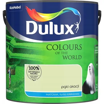 barva na zeď Dulux latexová Barva na zeď 2,5 l akáciové pupeny matná
