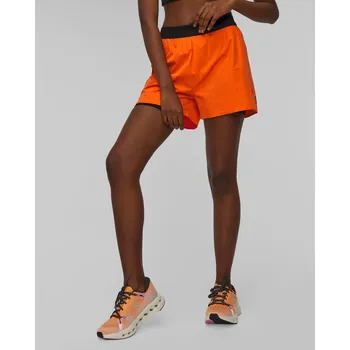 Dámské kraťasy Dámské Běžecké šortky On Running 3" Performance 2-in-1 Short V Oranžovém A Černém Barevném Provedení 1wf10120879-flame-black