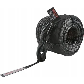 Lany Syntetické lano navijáku 12T 30m 9,5mm s hákem univerzální SUV off-road