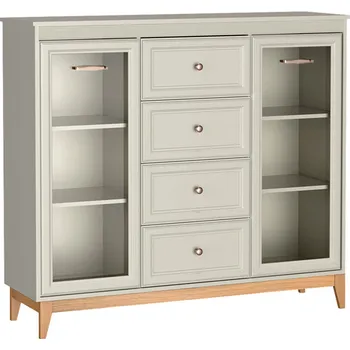 Knihovna Vitrína W-7