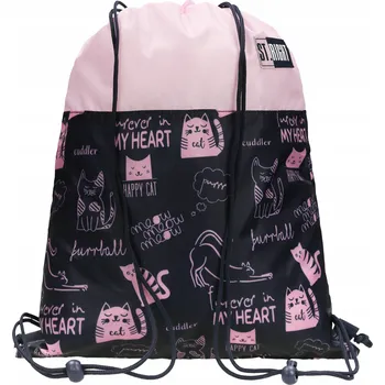 Školní batoh Vak na obuv ST.RIGHT 43 x 34 cm Koťata