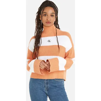 Dámský svetr Calvin Klein dámský pruhovaný svetr 20007641-8720108727112