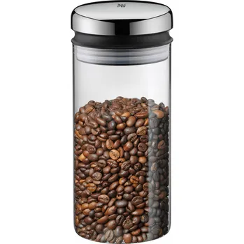 Dóza na potraviny Skleněná dóza na cereálie a těstoviny WMF Depot 1 l