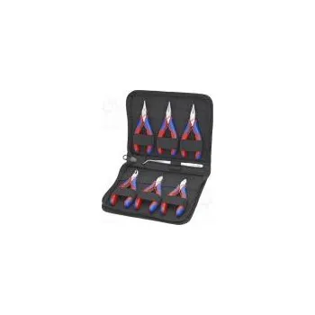 Dílna Sada kleště Poč.ks 6 ke stříhání,kulaté,precizní,půlkulaté