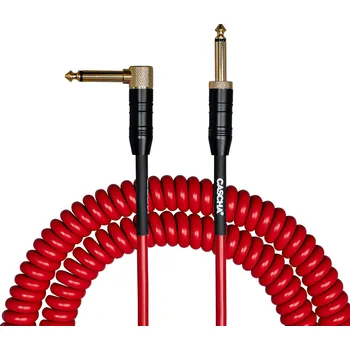Příslušenství ke zvukové technice Cascha Advanced Line Guitar Cable Red 6 m Rovný - Lomený Nástrojový kabel