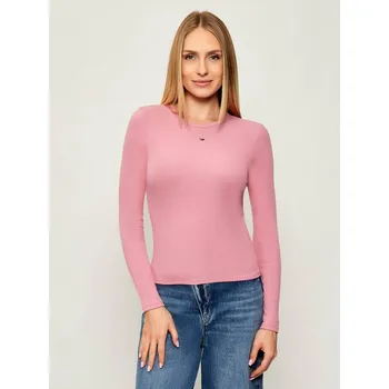 Dámské tričko Tommy Jeans dámské růžové tričko 20024194-8721222173403